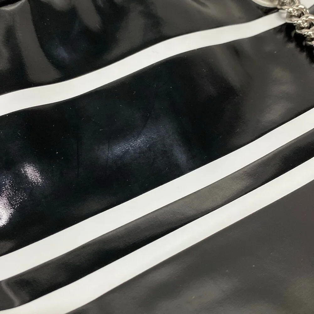 Chanel Shoulder Bag Black White